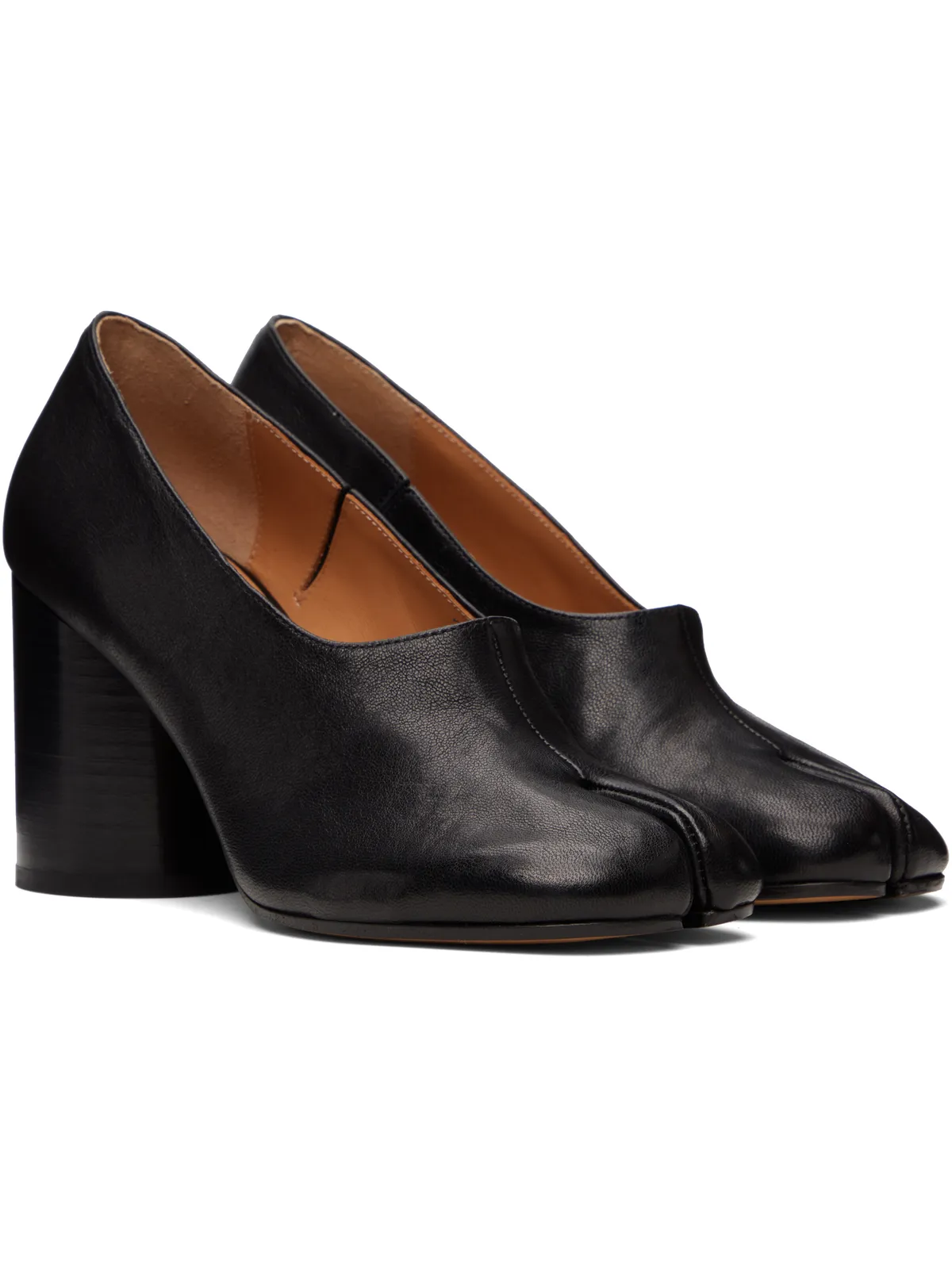 Maison Margiela ブラック Tabi Décolleté ヒール - 画像4