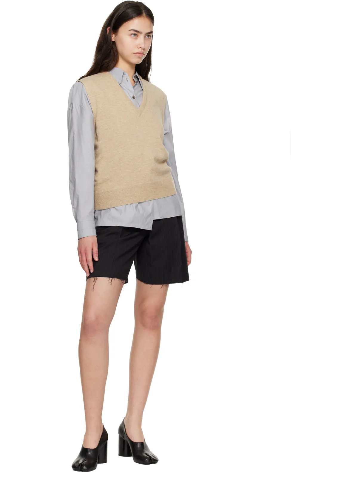 Maison Margiela ブラック Tabi Décolleté ヒール - 画像5