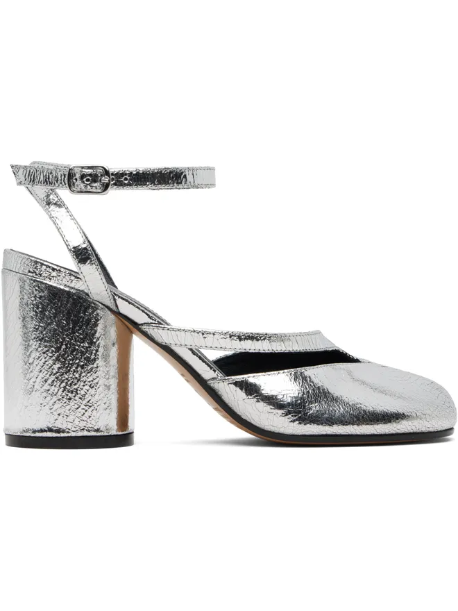 Maison Margiela Maison Margiela シルバー Tabi Pump ヒールの商品画像