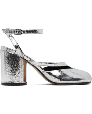 Maison Margiela シルバー Tabi Pump ヒール - サムネイル1