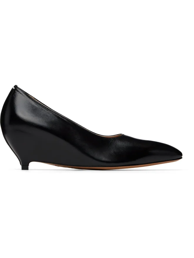 Maison Margiela Maison Margiela ブラック Heel-Less Kitten Pump ヒールの商品画像