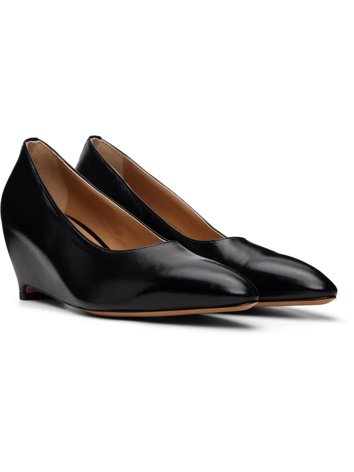 Maison Margiela ブラック Heel-Less Kitten Pump ヒール - 画像4