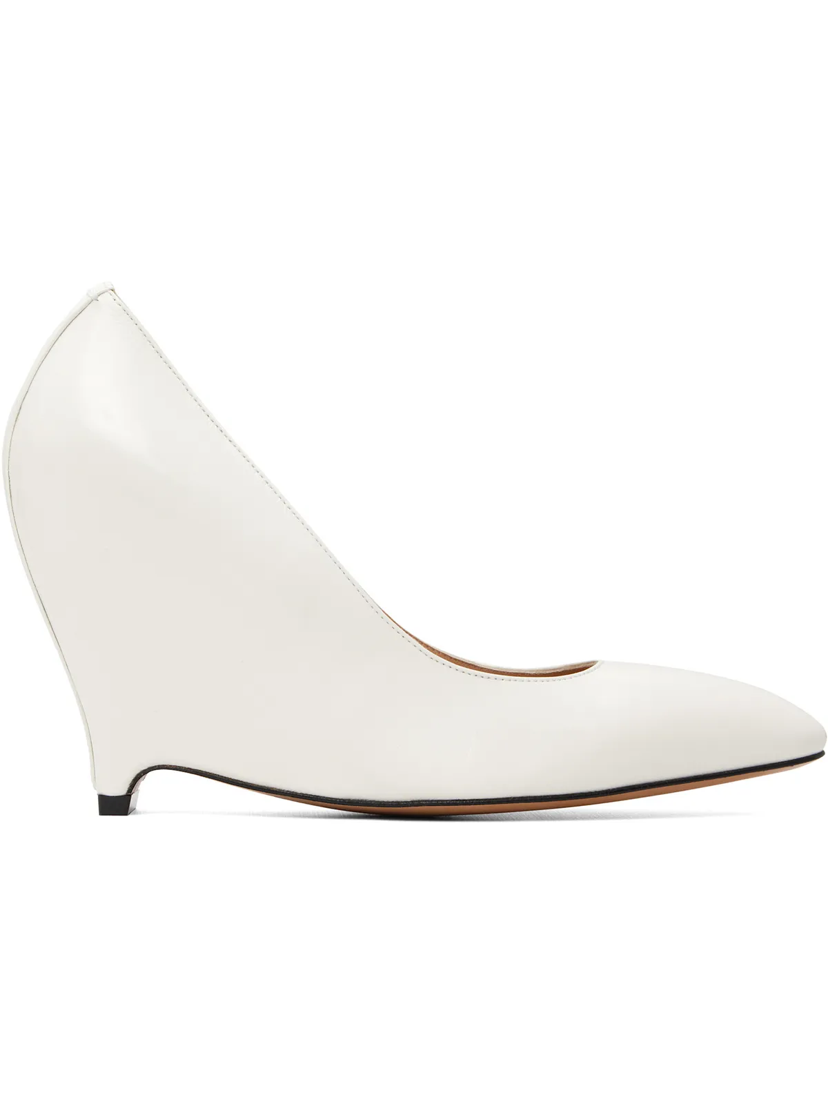 Maison Margiela ホワイト Heel-less Pump ヒール - 画像1