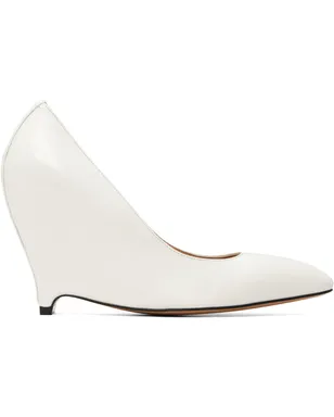 Maison Margiela ホワイト Heel-less Pump ヒール - サムネイル1