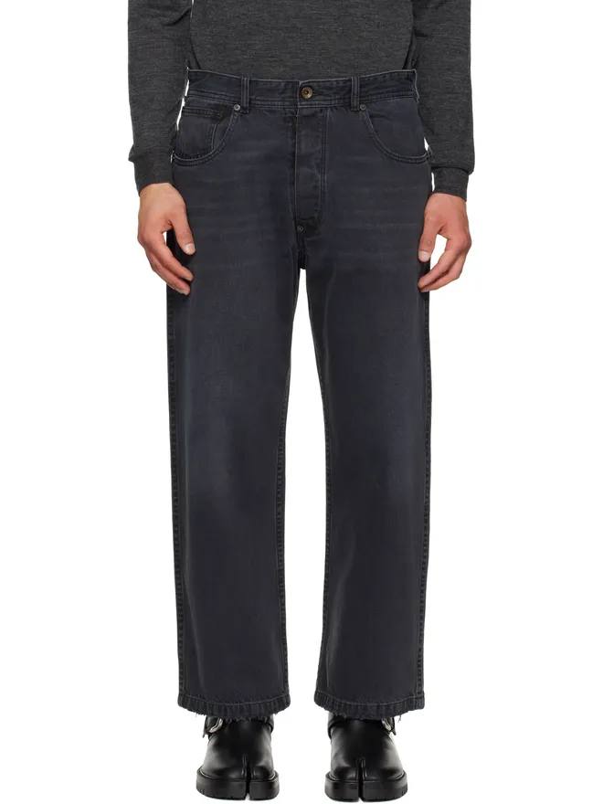 Maison Margiela Maison Margiela ストレートレッグ クロップドジーンズの商品画像