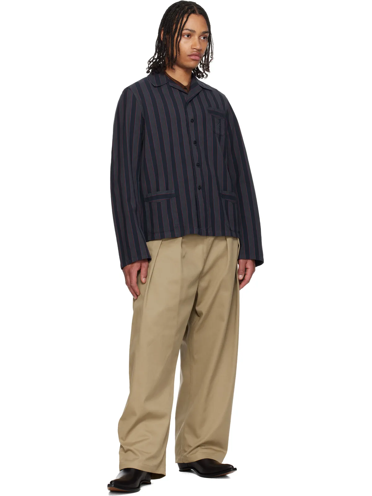 Maison Margiela Dropped-Rise トラウザーズ - 画像4