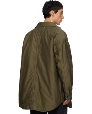 Maison Margiela パデッド コットンサテン シャツ - サムネイル3