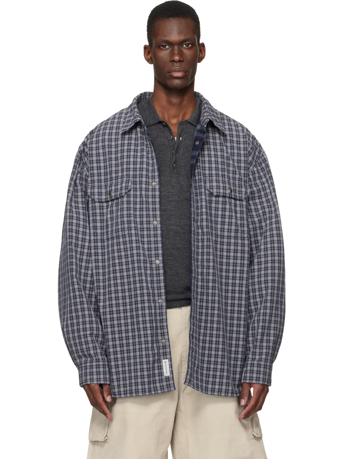 Maison Margiela リバーシブル パデッド シャツ - 画像1