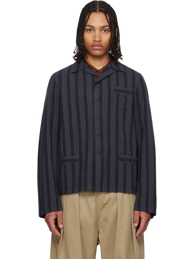 Maison Margiela Maison Margiela コットン ストライプ オーバーシャツの商品画像