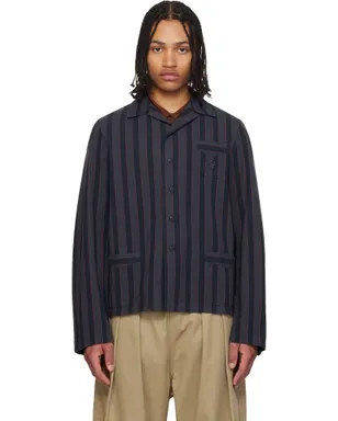 Maison Margiela コットン ストライプ オーバーシャツ - サムネイル1