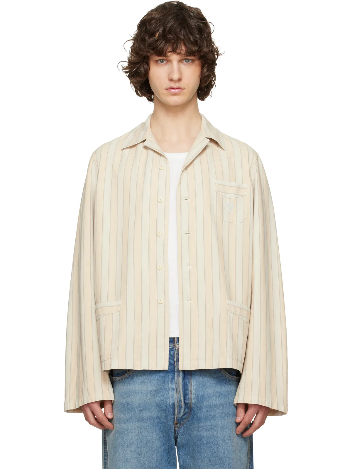 Maison Margiela ストライプ シャツ - 画像1