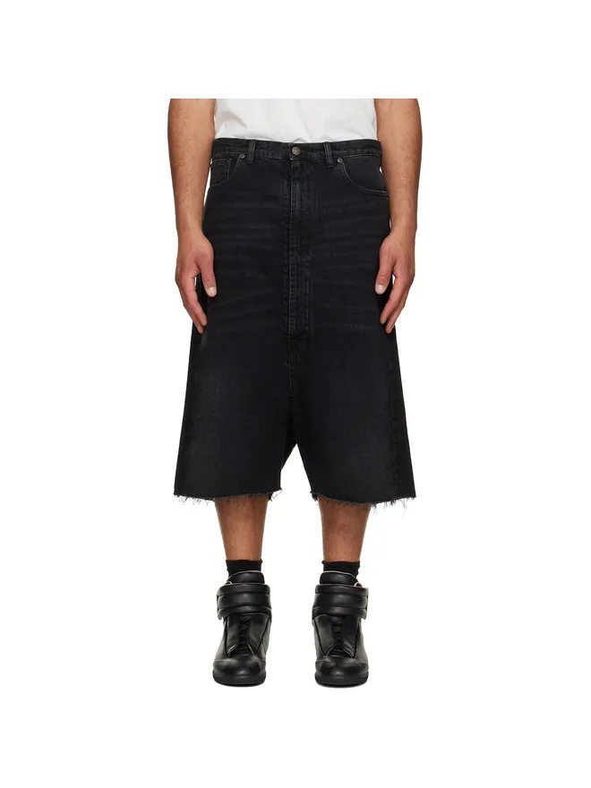 Maison Margiela Maison Margiela フェード カットオフ デニムショートパンツの商品画像