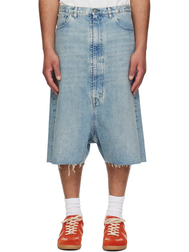Maison Margiela Maison Margiela Dropped-Rise デニム バミューダショーツの商品画像