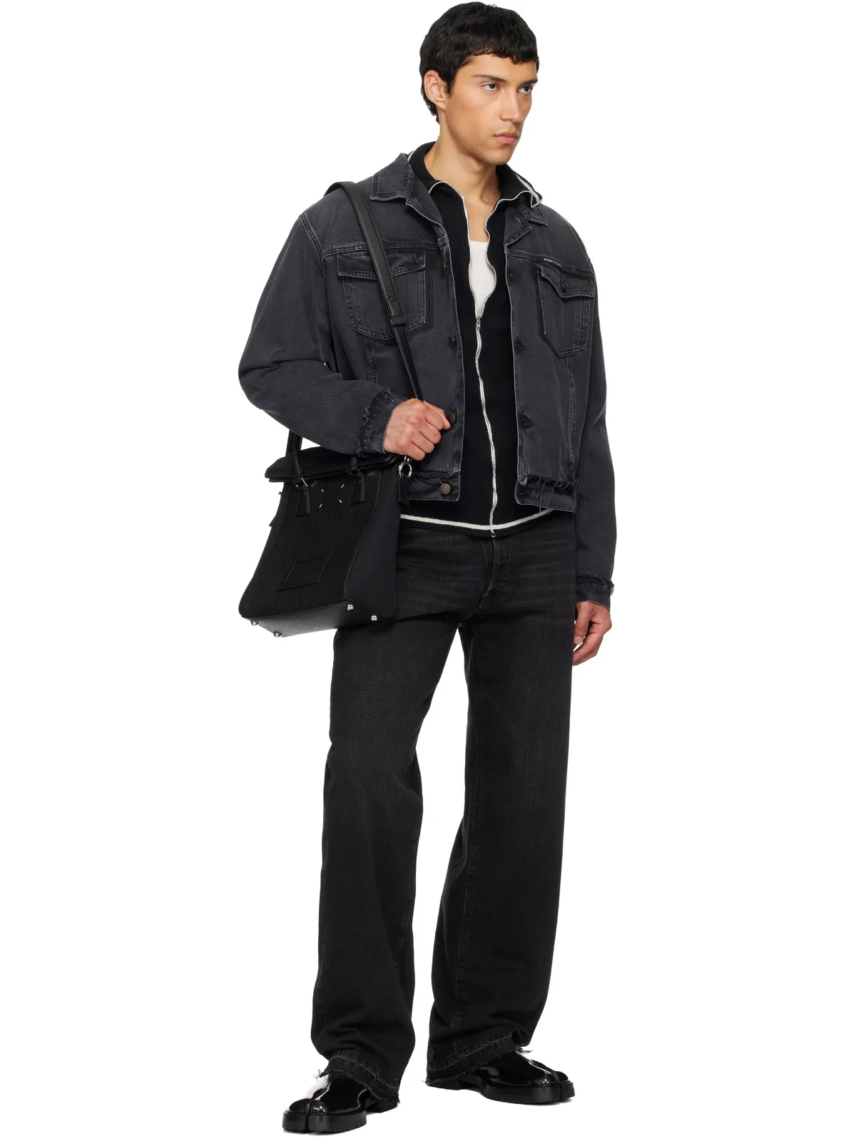 Maison Margiela スモール 5AC Daily Vertical トートバッグ - 画像4