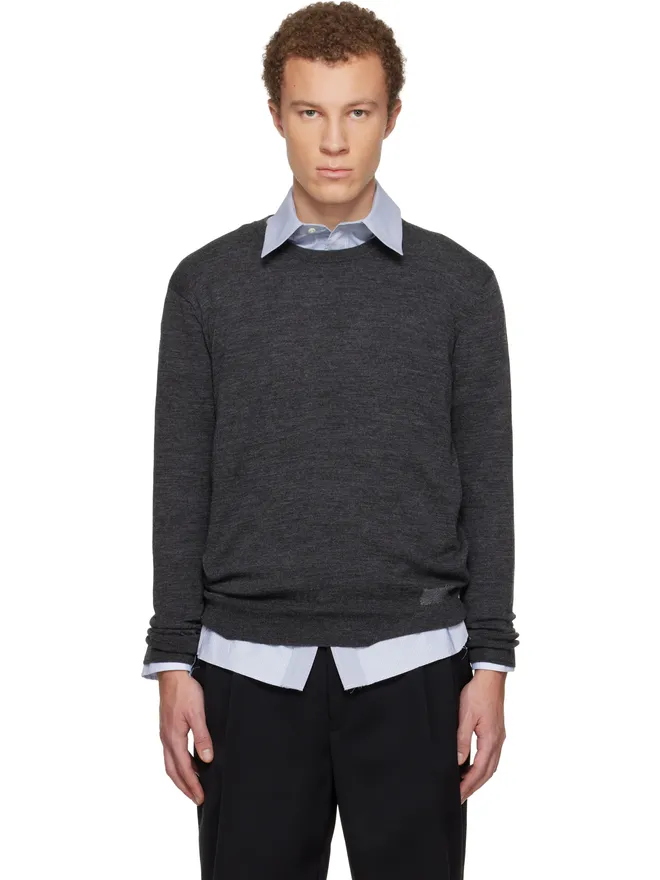 Maison Margiela Maison Margiela ウールブレンド パッチ セーターの商品画像