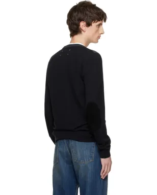 Maison Margiela ツートーン ウール セーター - サムネイル3