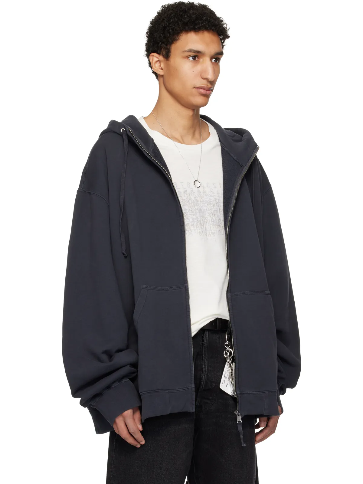 Maison Margiela エンブロイダリー フーディ - 画像2