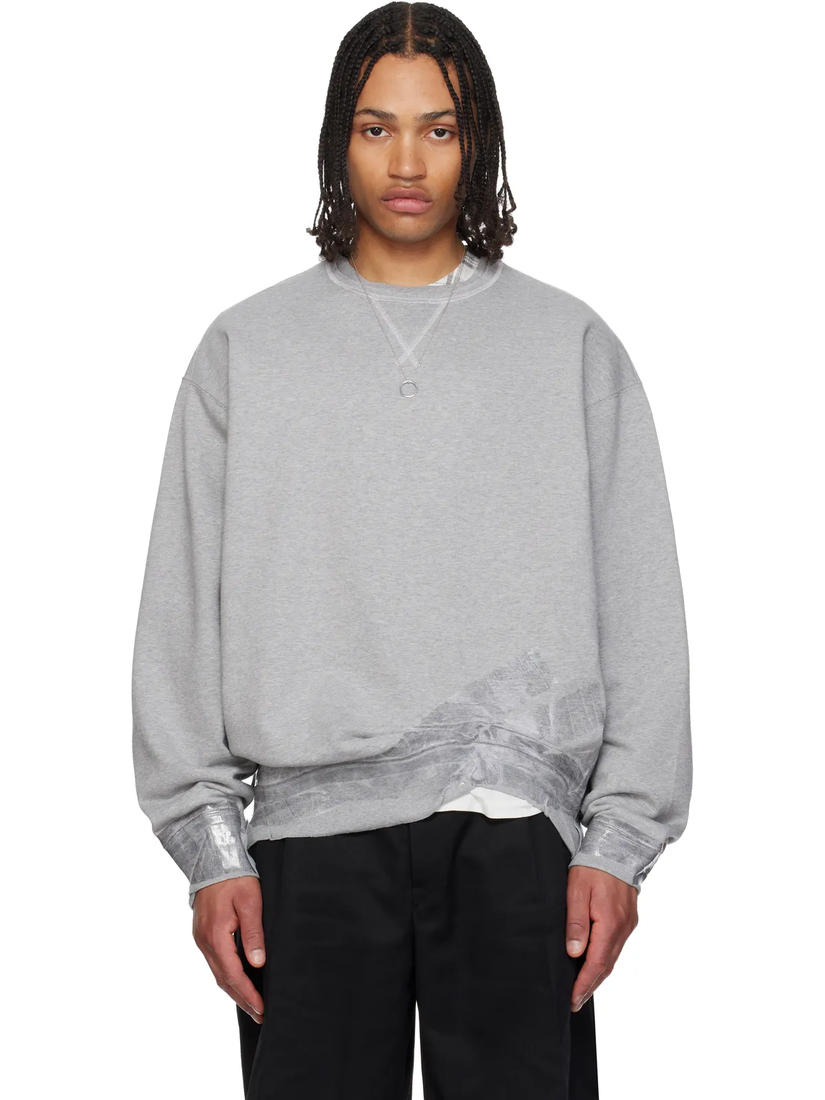 Maison Margiela Taped Jersey スウェットシャツ - 画像1