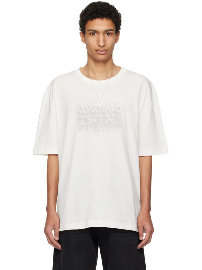 Maison Margiela Maison Margiela ロゴ刺繍 Tシャツの商品画像