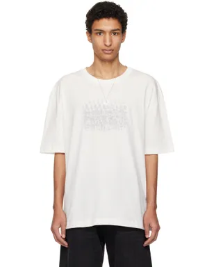 Maison Margiela ロゴ刺繍 Tシャツ - サムネイル1