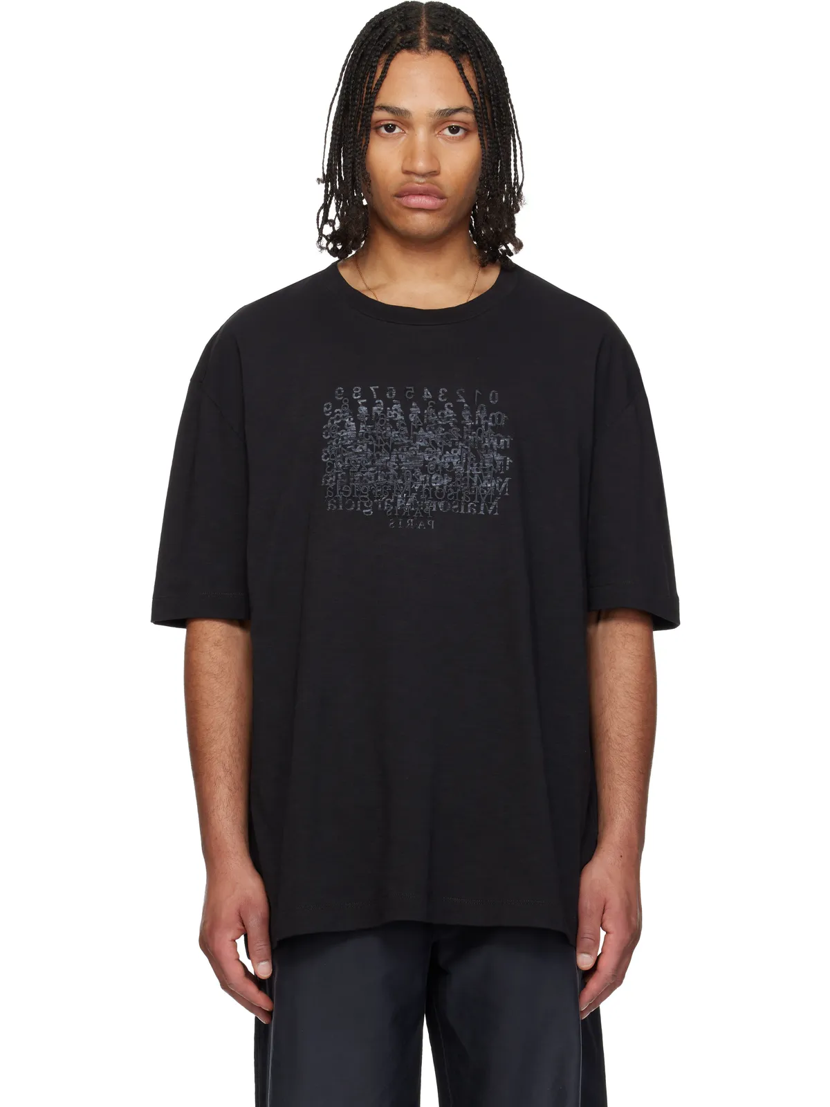 Maison Margiela Numerical コットン Tシャツ - 画像1