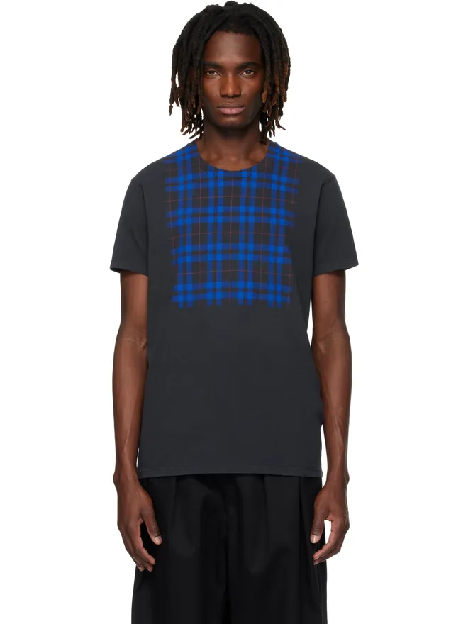 Maison Margiela Maison Margiela コットン チェックパネル Tシャツの商品画像