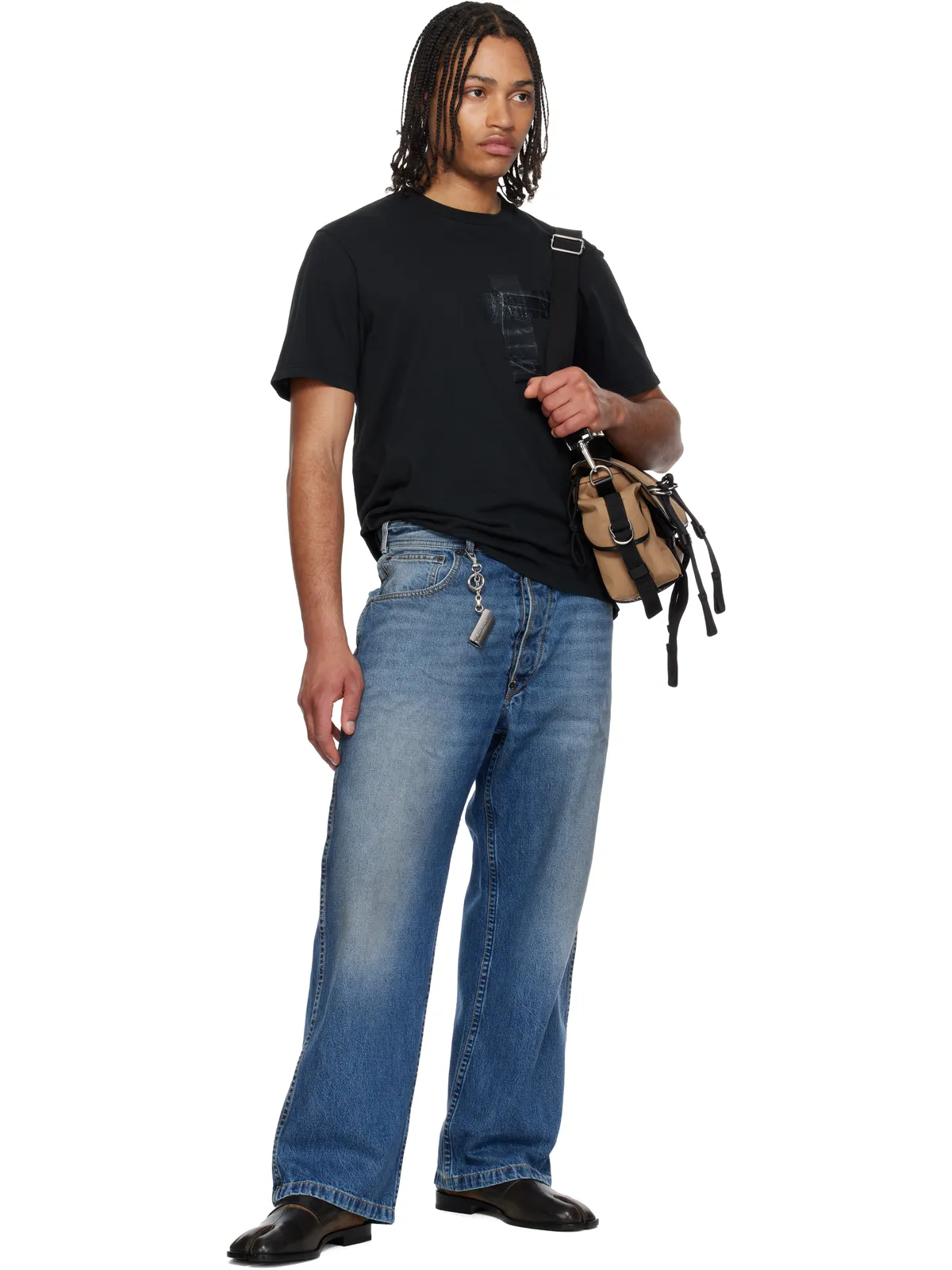 Maison Margiela Taped Cotton Jersey Tシャツ - 画像4