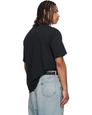 Maison Margiela 'Floral MM' エンブロイダリー コットン Tシャツ - サムネイル3
