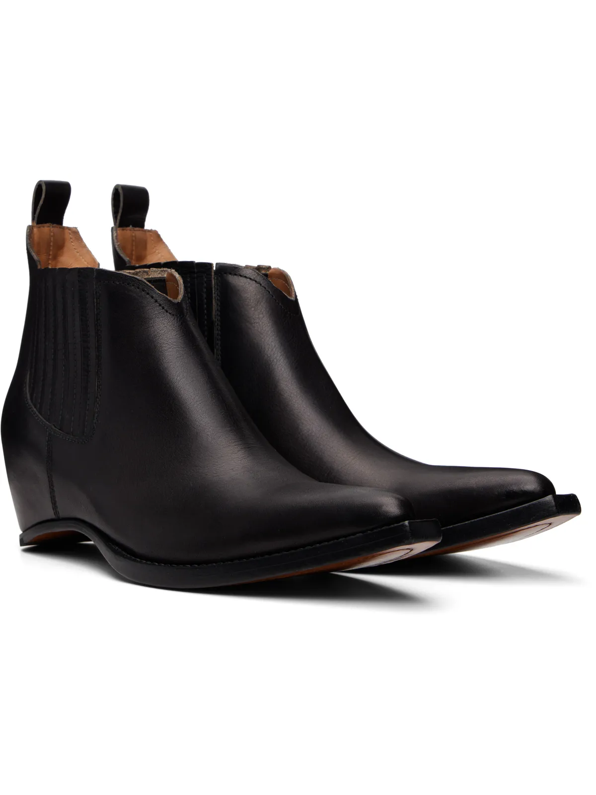 Maison Margiela Heel-less Western チェルシーブーツ - 画像4