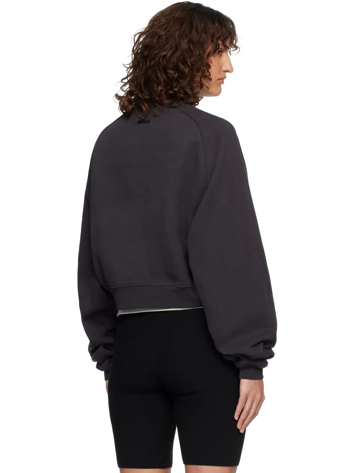 Fear of God ESSENTIALS Campus 90's Cropped Raglan スウェットシャツ - 画像3