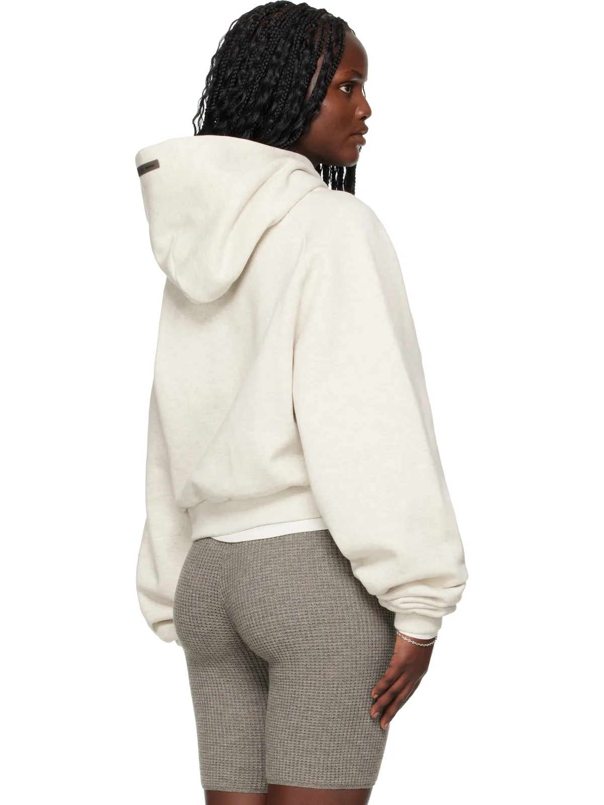 Fear of God ESSENTIALS Holiday Embossed 90s ラグラン フーディ - 画像3