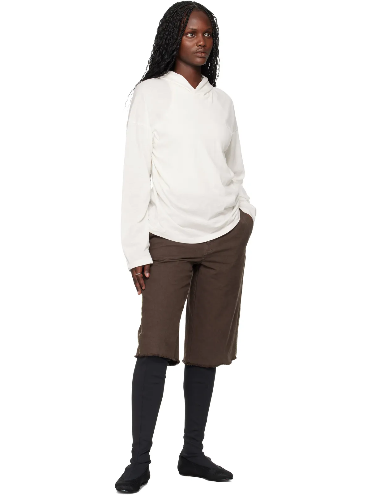 Fear of God ESSENTIALS Holiday Embroidered Classic Fit 長袖 フーディ - 画像4