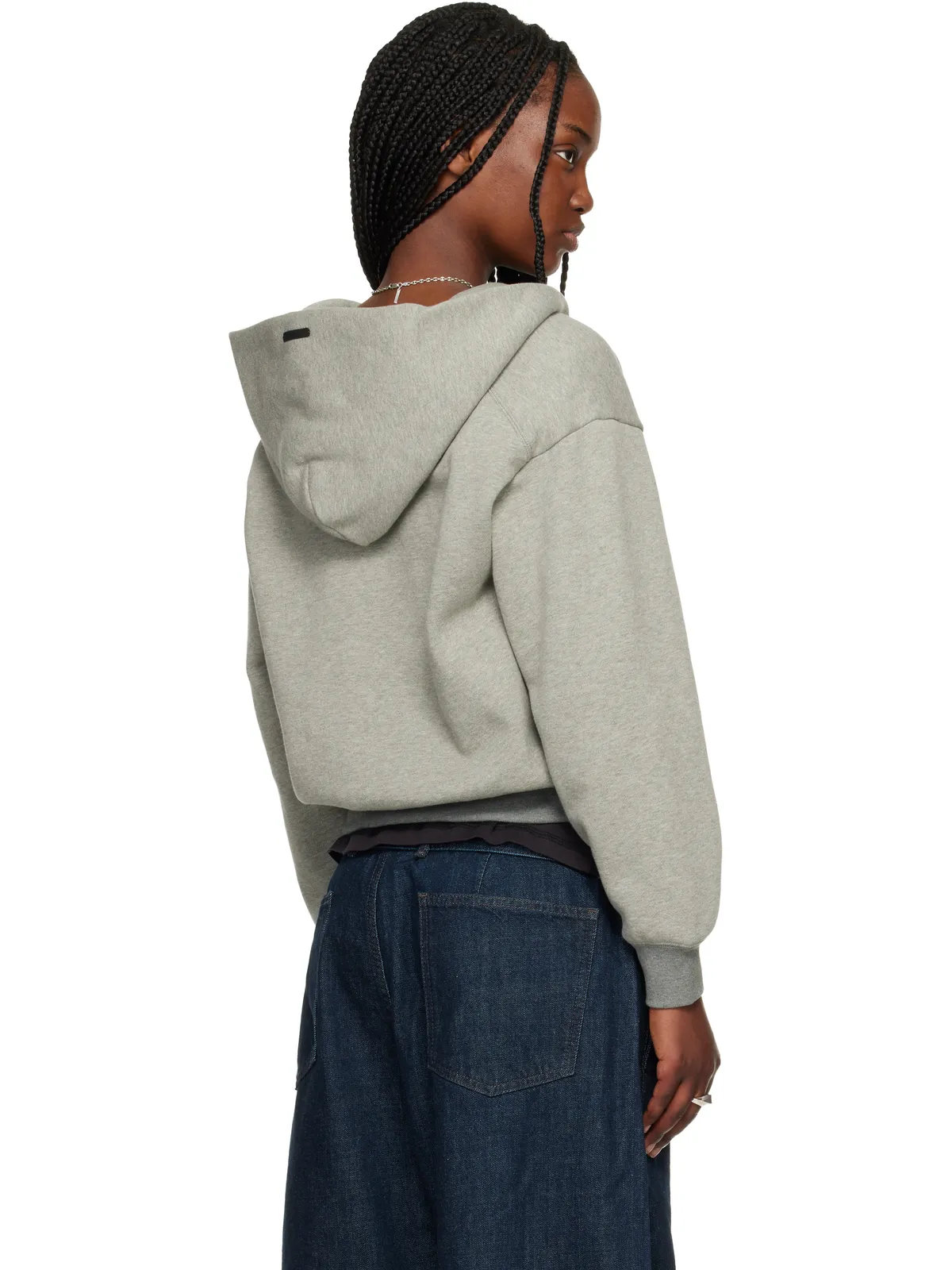Fear of God ESSENTIALS Signature Classic ハーフジップ フーディ - 画像3