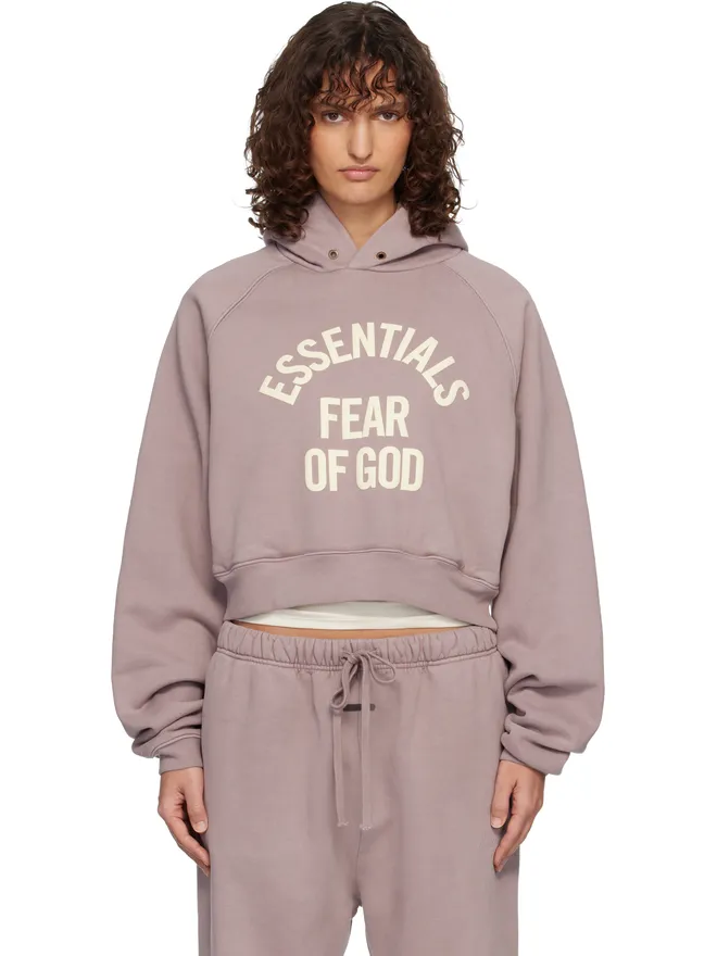 Fear of God ESSENTIALS Fear of God ESSENTIALS Campus 90's Cropped Raglan フーディの商品画像