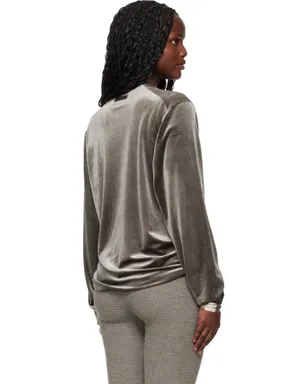 Fear of God ESSENTIALS Holiday Classic ベロア 長袖Tシャツ - サムネイル3