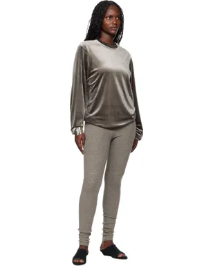 Fear of God ESSENTIALS Holiday Classic ベロア 長袖Tシャツ - サムネイル4
