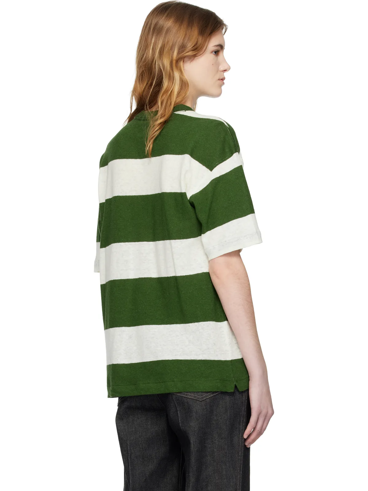 YMC Triple ボーダー Tシャツ - 画像3