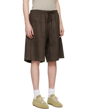 Fear of God ESSENTIALS Signature Relaxed フェイクスエード ショートパンツ - サムネイル2