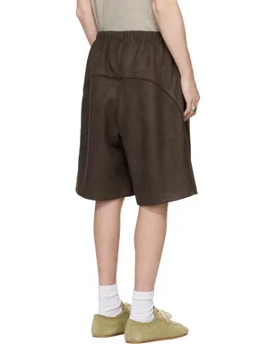 Fear of God ESSENTIALS Signature Relaxed フェイクスエード ショートパンツ - サムネイル3