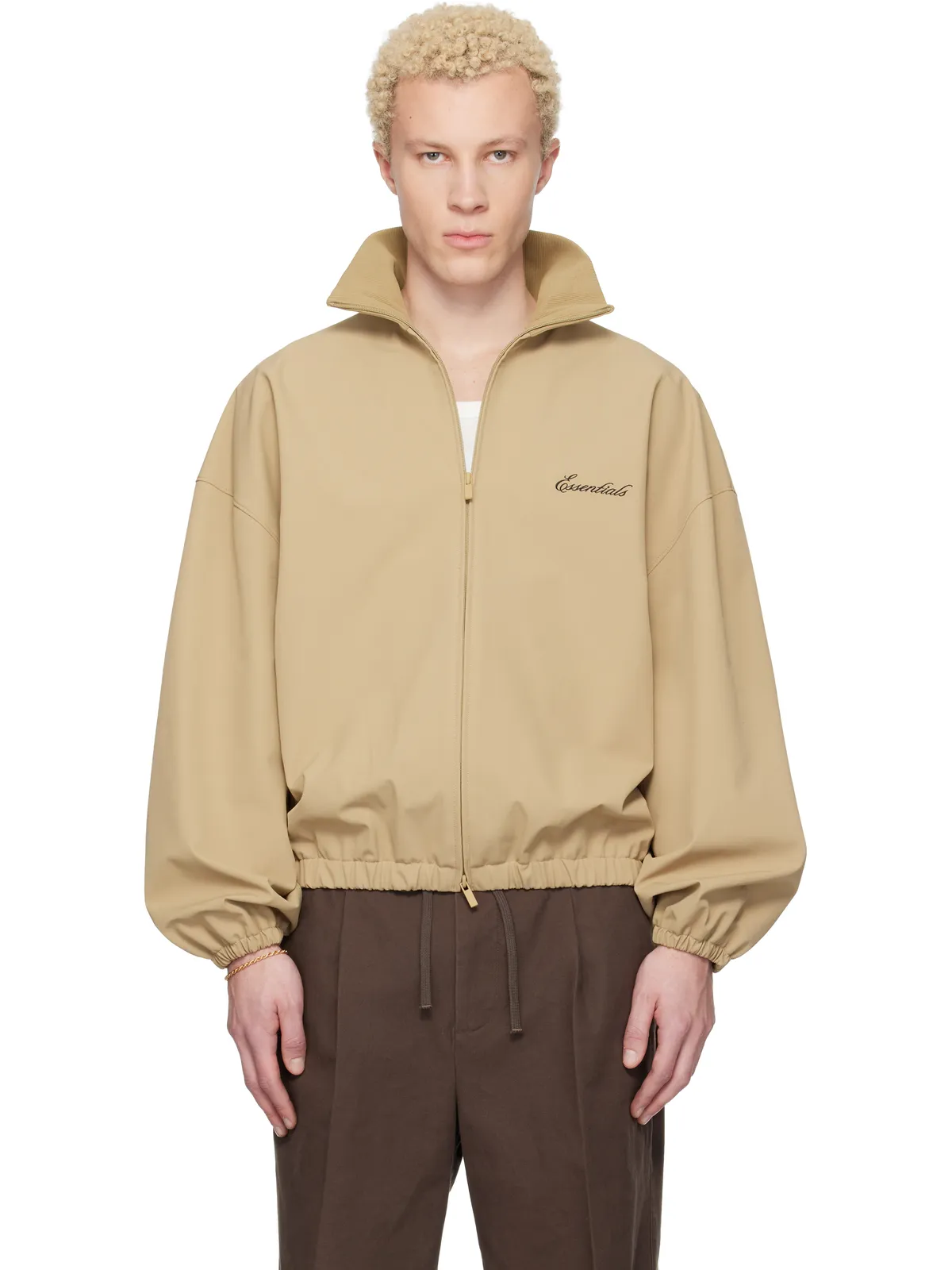 Fear of God ESSENTIALS Signature Full Zip トラックジャケット - 画像1