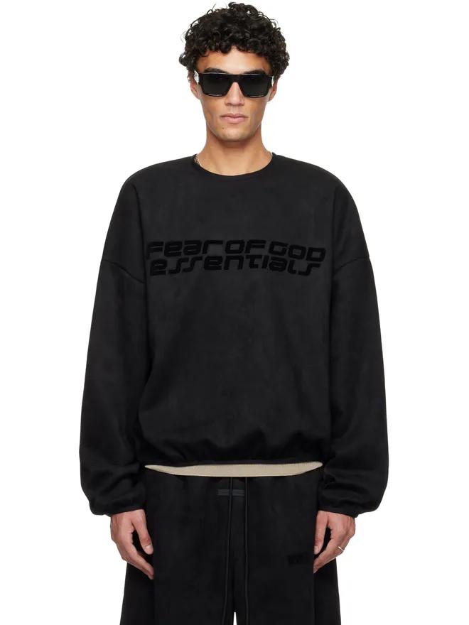 Fear of God ESSENTIALS Fear of God ESSENTIALS Holiday Modern フェイクスエード クルーネック スウェットシャツの商品画像