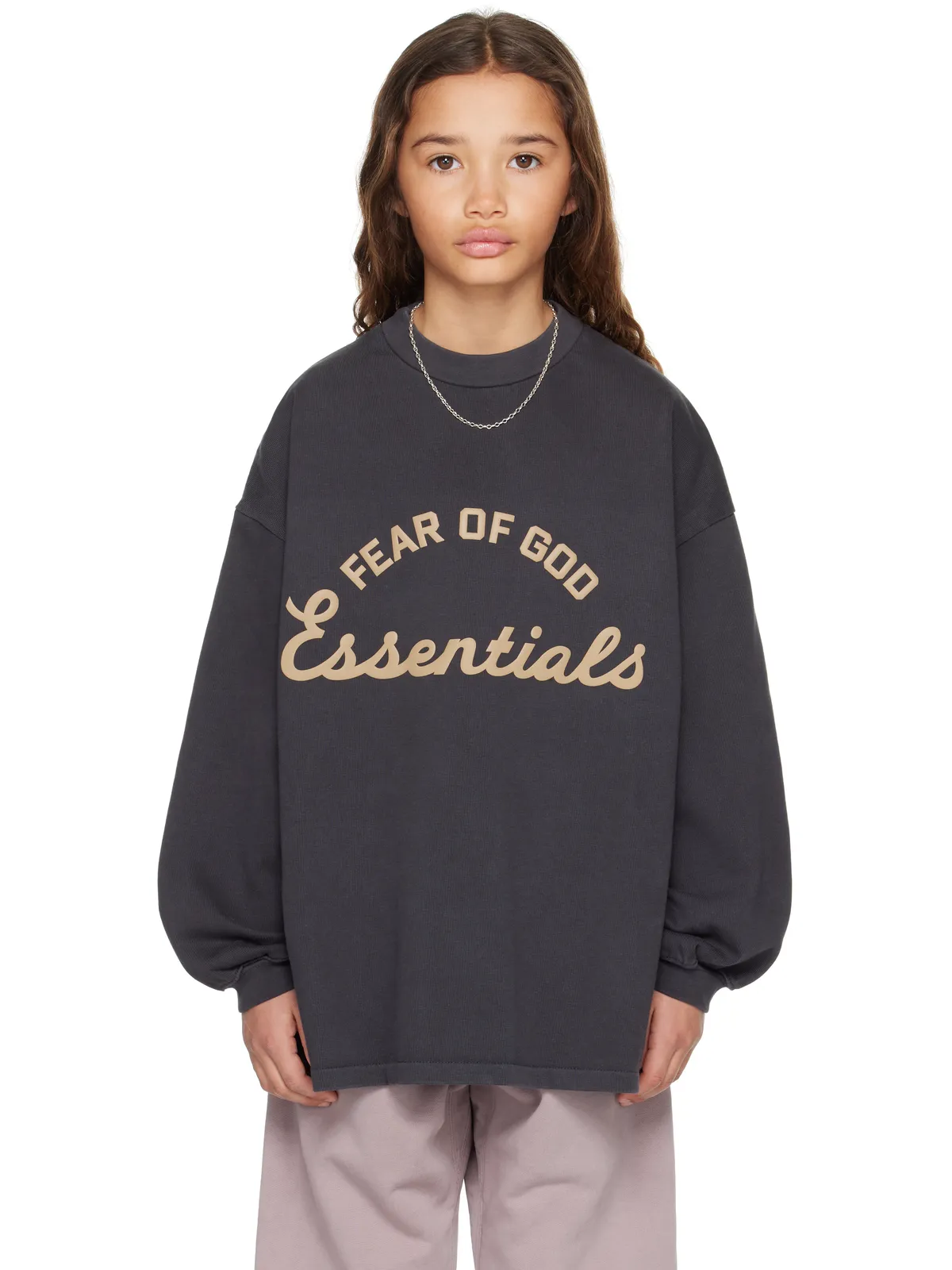 Fear of God ESSENTIALS キッズ｜ Training 90's 長袖Tシャツ - 画像1