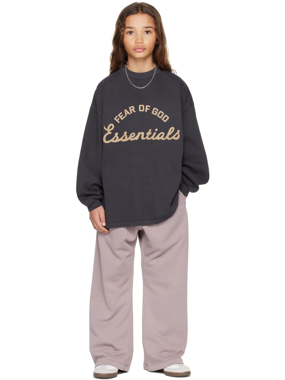 Fear of God ESSENTIALS キッズ｜ Training 90's 長袖Tシャツ - 画像4