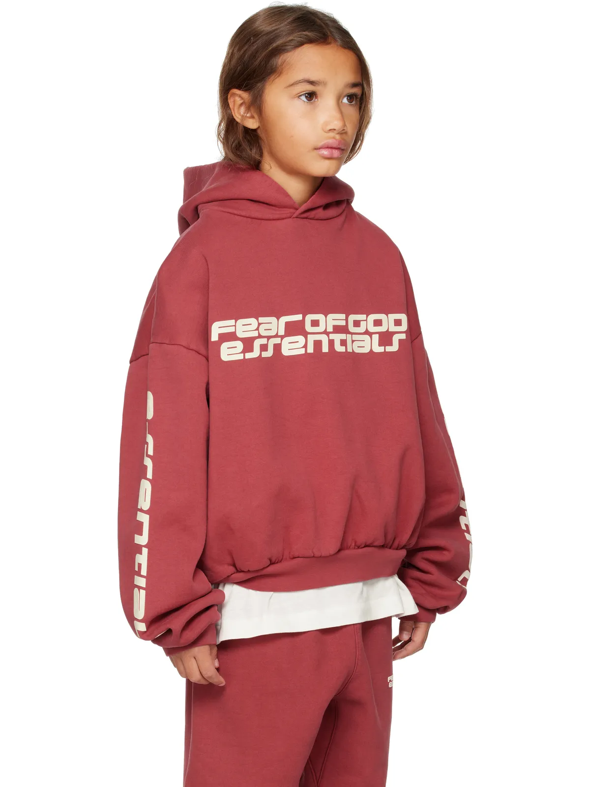 Fear of God ESSENTIALS キッズ｜ Holiday Embossed Classic フーディ - 画像2