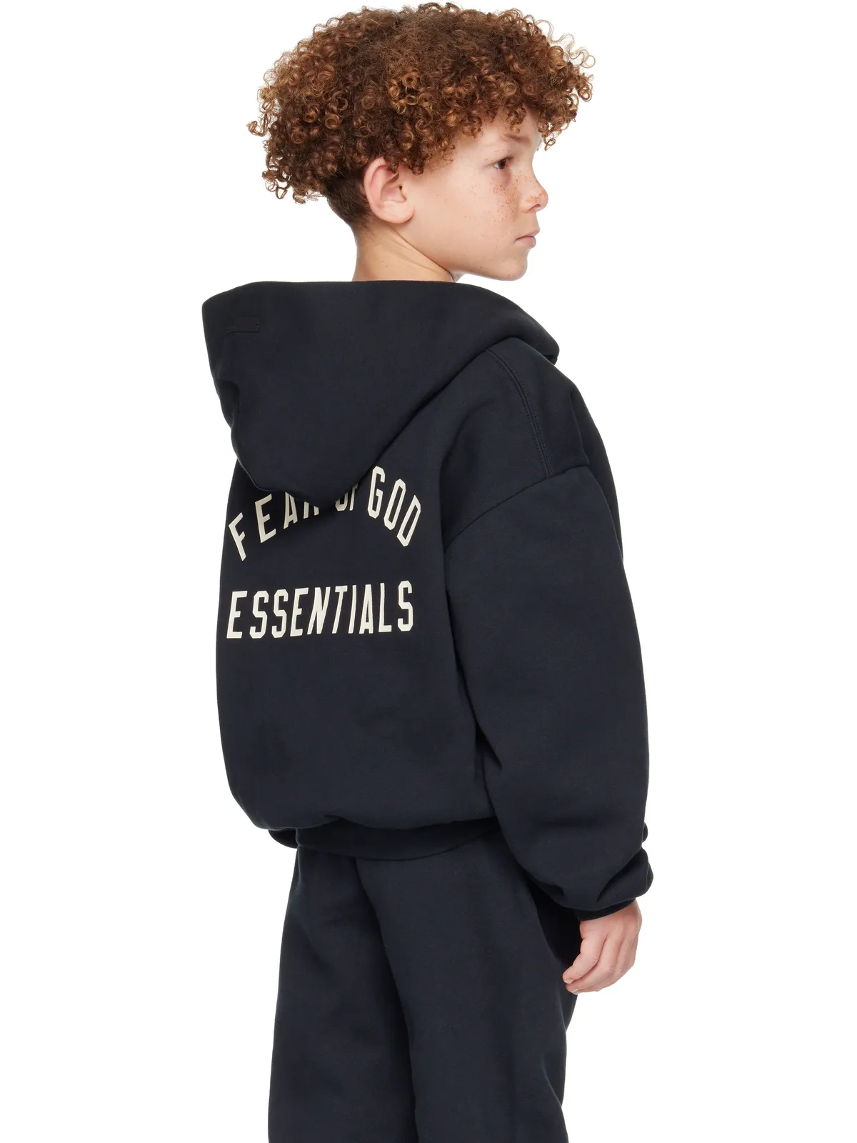 Fear of God ESSENTIALS キッズ｜ Classic フルジップ フーディ - 画像3