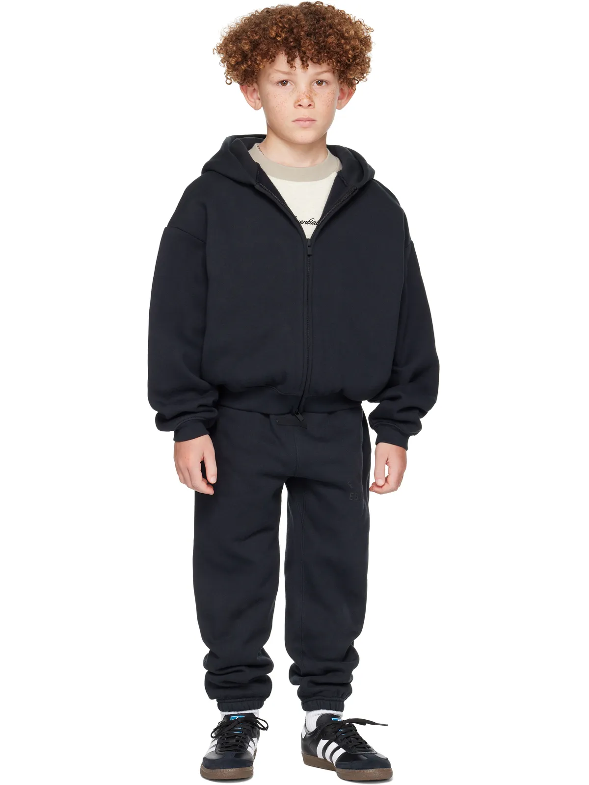 Fear of God ESSENTIALS キッズ｜ Classic フルジップ フーディ - 画像4