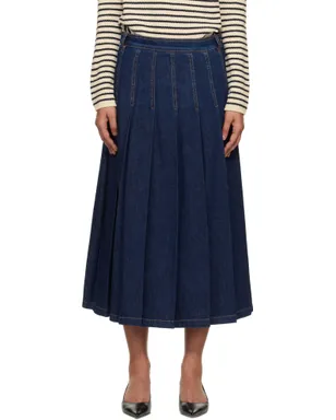 Weekend Max Mara Wkdovale デニム ミディアムスカート - サムネイル1