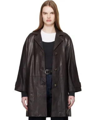 Weekend Max Mara Camino レザーコート - サムネイル1