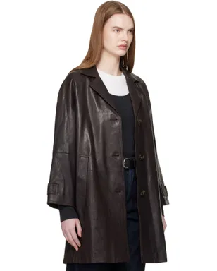 Weekend Max Mara Camino レザーコート - サムネイル2