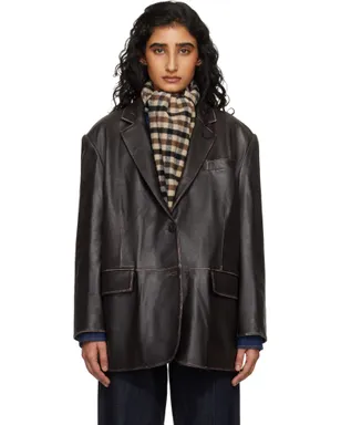 Weekend Max Mara Pila レザージャケット - サムネイル1